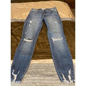 Pistola destroyed distressed skinny Jeans Size 26